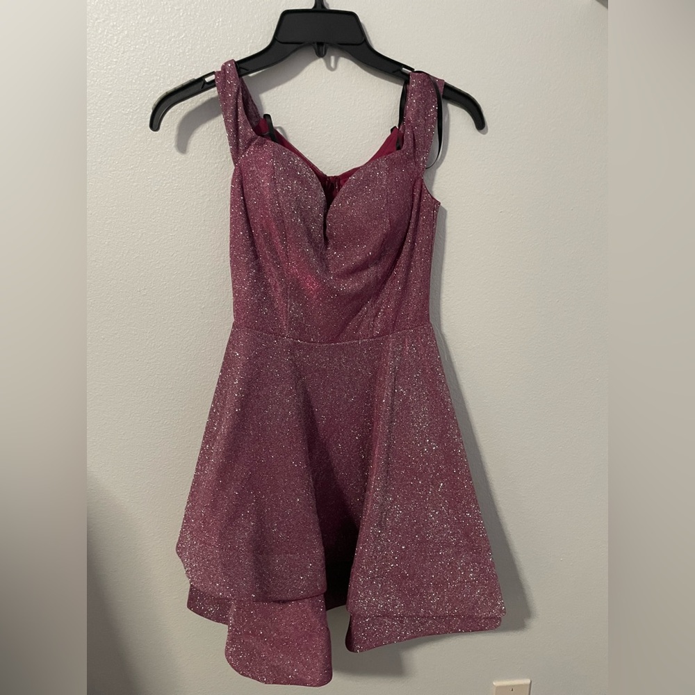 cute sparkly holo pink dress